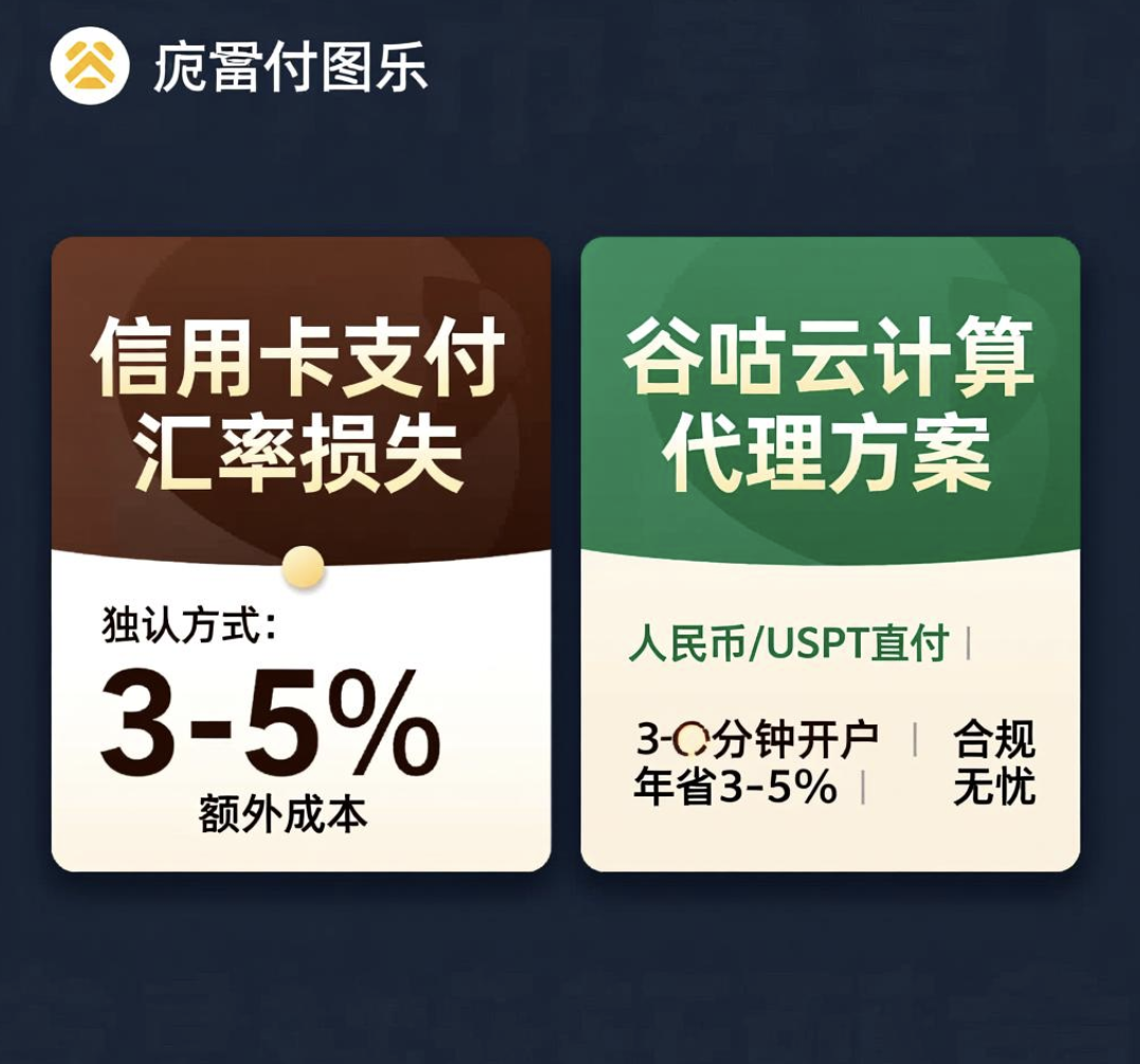 阿里云国际信用卡支付省3-5%汇率损失，年成本直降！