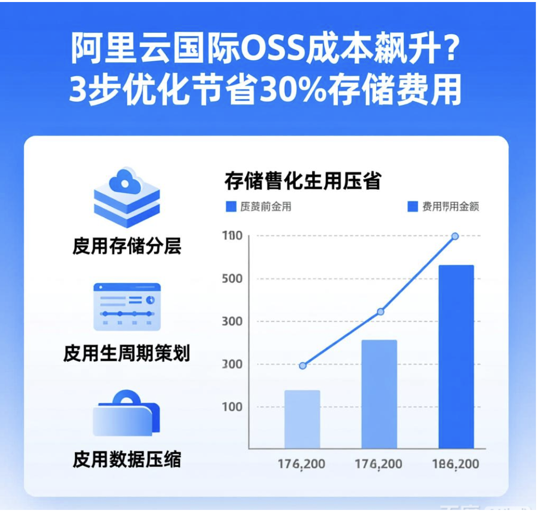 阿里云国际OSS成本飙升？3步优化节省30%存储费用