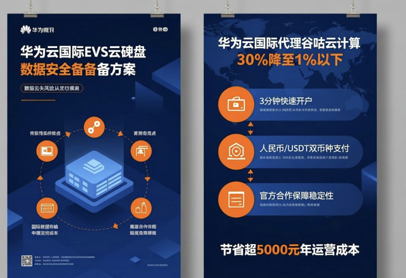 华为云国际EVS云硬盘备份：3步安全方案，降低99%数据丢失风险