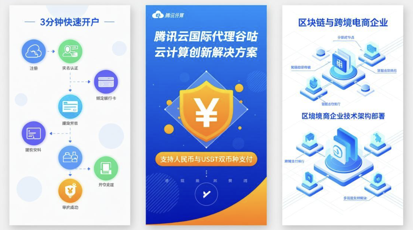腾讯云国际USDT支付难题？谷咕云计算3分钟开户安全绑定