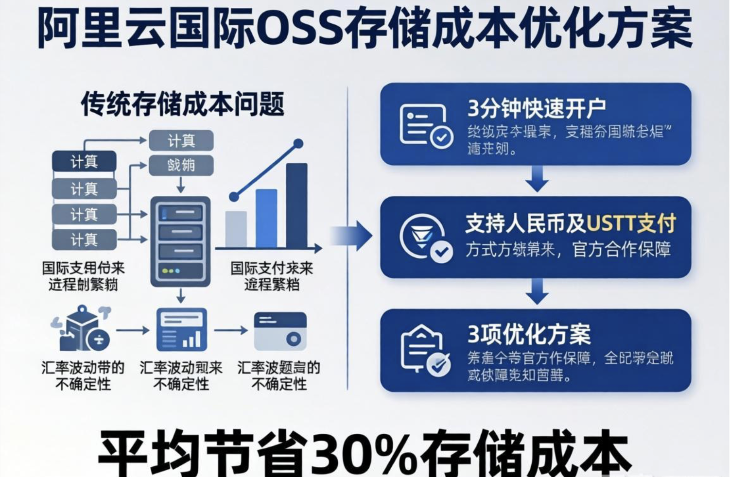 阿里云国际OSS存储成本飙升？3步节省30%的简单方案