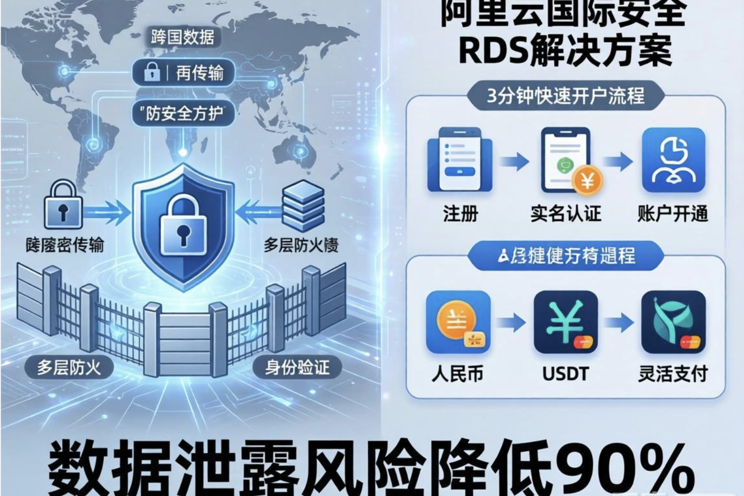 阿里云国际RDS跨国配置3步搞定，数据泄露风险降低90%